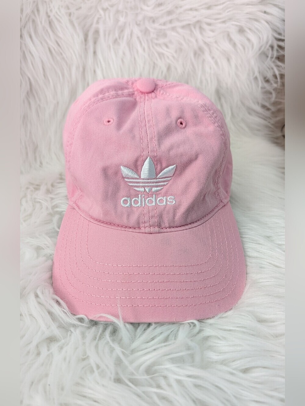 Adidas Pink Trefoil Baseball Cap adjustable Hat